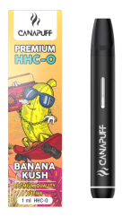 CanaPuff Banana Kush 96 % HHC-O - Stilou de vape de unică folosință, 1 ml