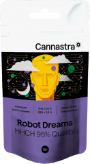 Cannastra HHCH Flower Robot Dreams, HHCH 95% qualité, 1g - 100 g