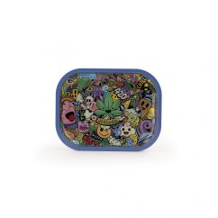 Euphoria Metal Rolling Tray Small Whimsical - 180 x 140 mm