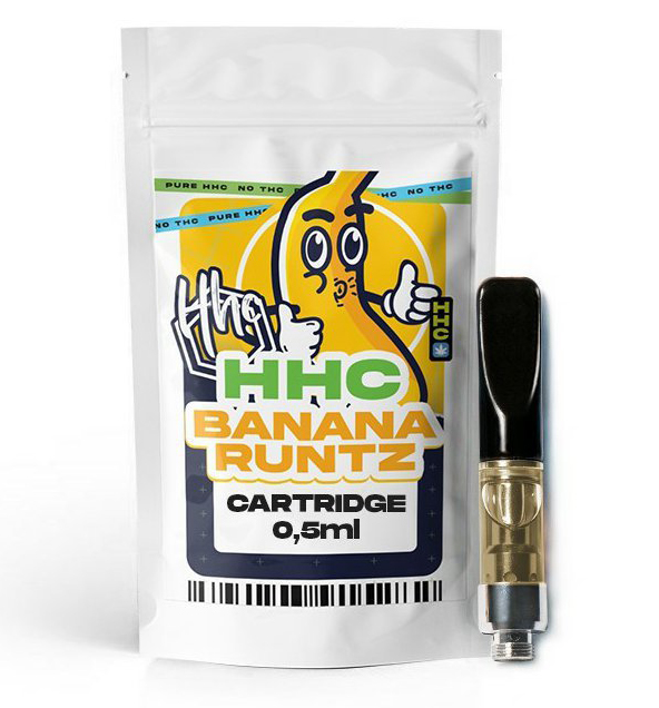 Cartuccia CBD HHC ceca Banana Runtz 94 %, 0,5 ml