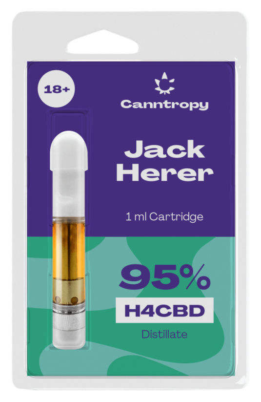 Canntropy H4CBD kasetė Jack Herer, 95 % H4CBD, 1 ml