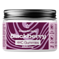 Canntropy HHC Fruit Gummies Blackberry, 250 mg HHC, 10 tk x 25mg, 70 g