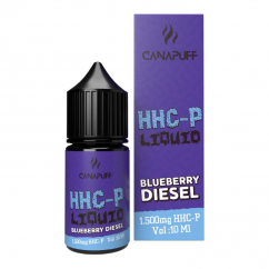 "CanaPuff HHCP Liquid Blueberry Diesel", 1500 mg, 10 ml