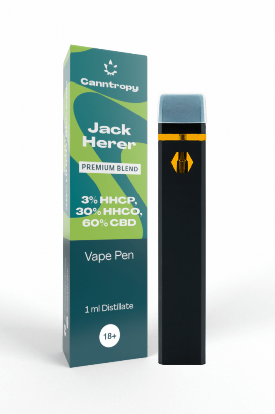 "Canntropy HHC-P-O Blend Vape Pen" Jack Herer, HHC-P 3 %, HHC-O 30 %, CBD 60 %, 1 ml