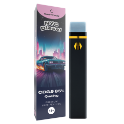 Canntropy CBG9 vienkartinis Vape Pen NYC Diesel, CBG9 85% kokybės, 1 ml