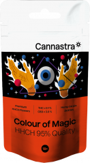 Cannastra HHCH Flor Color de Magia, HHCH 95% calidad, 1g - 100 g