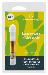 Canntropy HHC Blend Cartridge Lemon Skunk, 2% HHC-P, 2% HHC-O, 85% HHC, 1 ml