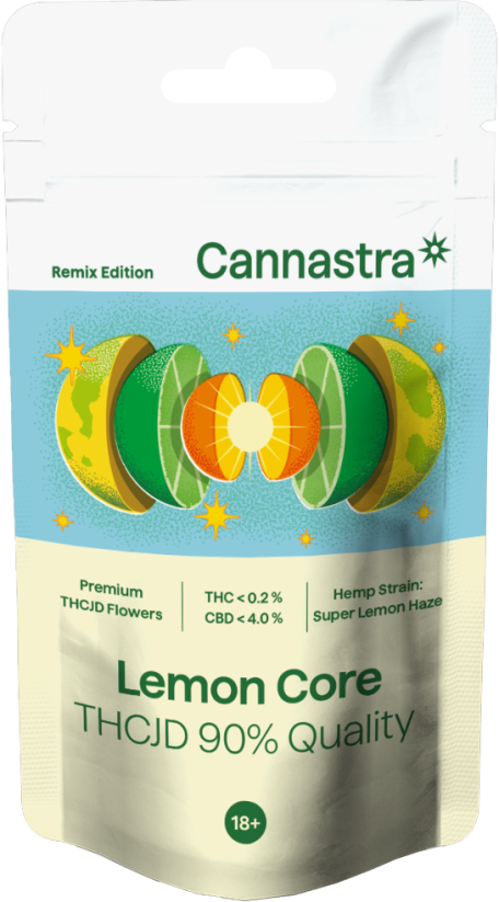 Cannastra THCJD Цвете Lemon Core, THCJD 90% качество, 1g - 100 g
