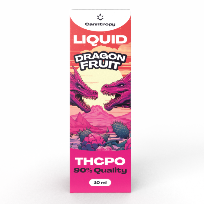 Canntropy THCPO Liquid Dragon Fruit, jakość THCPO 90%, 10ml