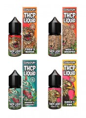 Canapuff THCP Liquids, All in One Set - 4 příchutě x 10 ml