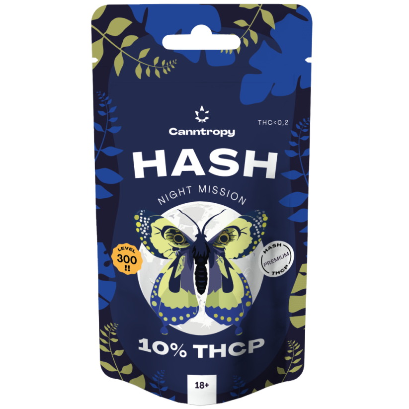 "Canntropy THCP Hash Night Mission", 10 % THCP, 1 g - 100 g