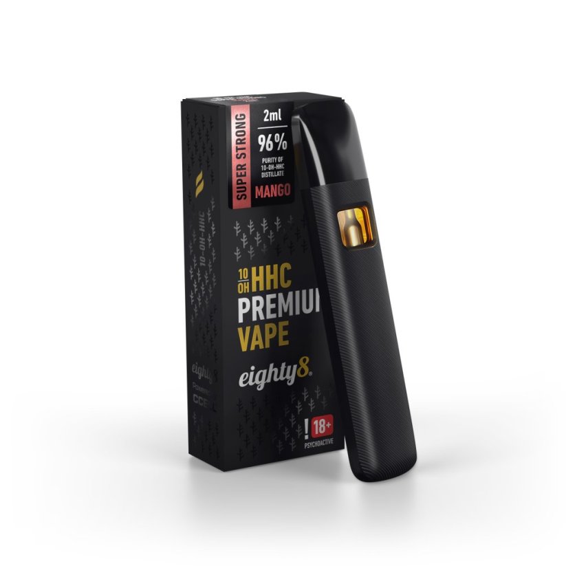 Eighty8 10-OH-HHC Vape Pen Super Strong Mango, 50 % 10-OH-HHC, 2 ml