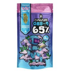 CanaPuff CBG9 Flowers Čučoriedkový koláčik, 65 % CBG9, 1 g - 5 g