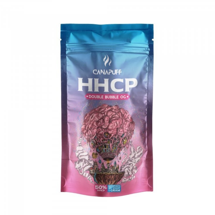 CanaPuff HHCP λουλούδι DOUBLE BUBBLE OG, 50 % HHCP, 1 g - 5 g
