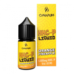 CanaPuff HHCP flydende appelsin-ananas, 1500 mg, 10 ml