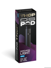 Český CBD THCP Vape Pen disPOD Northern Light 10% THCP, 82% CBG, 1 ml