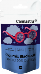 Cannastra THCJD Cvet Cosmic Blackout, THCJD 90% kakovosti, 1g - 100 g