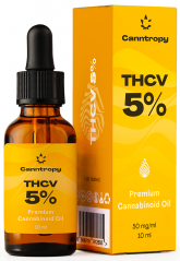 Canntropy THCV Premium Cannabinoid Oil - 5 %, 500 mg, 10 ml