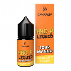 CanaPuff HHCP flydende sur mango, 1500 mg, 10 ml