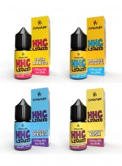 "Canapuff HHC" skysčiai, viskas viename rinkinyje - 4 skoniai x 10 ml