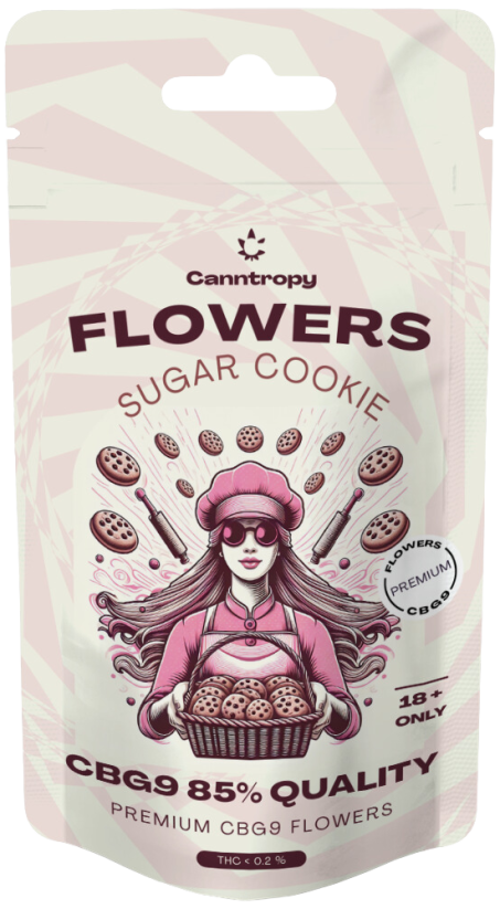 Canntropy CBG9 Blomst Sugar Cookie, CBG9 Kvalitet 85 %, 1 g - 100 g
