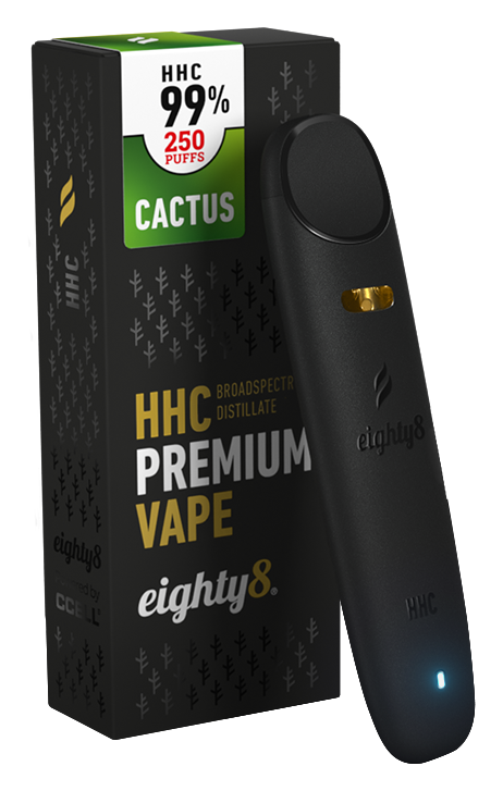 Eighty8 HHC Vape Kaktus, 99 % HHC, 0,5 ml