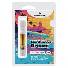 Canntropy THCB Cartridge Caribbean Breeze, THCB 95% qualité, 1 ml