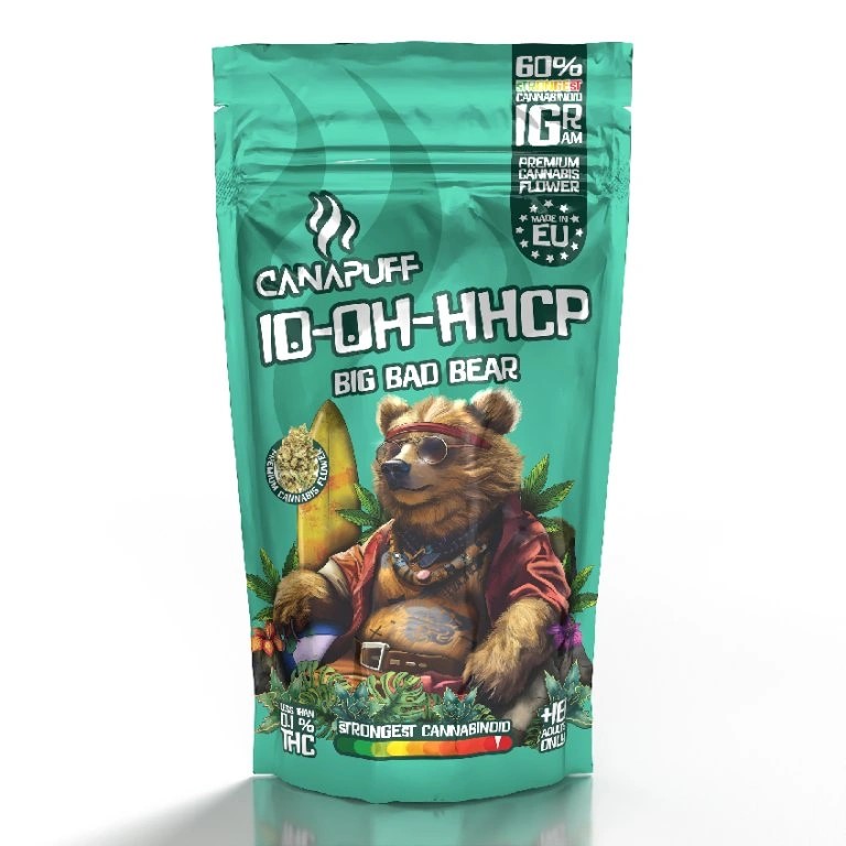 CanaPuff 10-OH-HHCP Flor Big Bad Bear, 10-OH-HHCP 60 %, 1 - 5 g