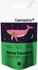 Cannastra THCB Flower Astral Traveling, THCB 95% de qualidade, 1g - 100 g