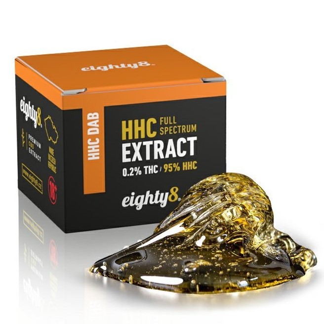 Eighty8 - HHC ekstraktas DAB, 95 % HHC, 1 g