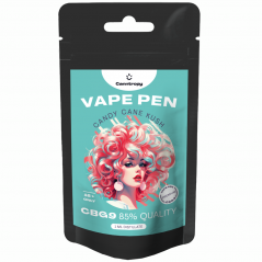 Canntropy CBG9 ühekordne Vape Pen Candy Cane Kush, CBG9 85% kvaliteet, 1 ml