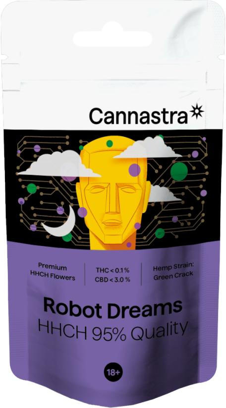 Cannastra HHCH Flower Robot Dreams, HHCH 95% kvaliteet, 1g - 100 g