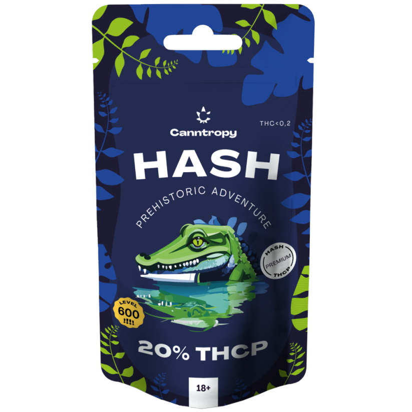 Canntropy THCP Hash Aventura Prehistórica, 20% THCP, 1 g - 100 g