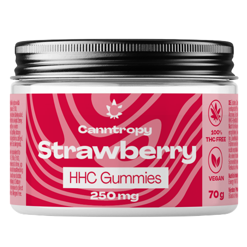 Canntropy HHC Gominolas de Fruta Fresa, 250 mg HHC, 10 uds x 25 mg, 70 g