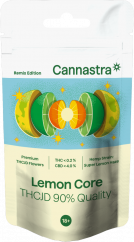 Cannastra THCJD Kukka Lemon Core, THCJD 90% laatu, 1g - 100 g