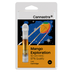 Cannastra 10-OH-HHC kārtridžs Mango izpēte, 10-OH-HHC, 97 % kvalitāte, 1 ml