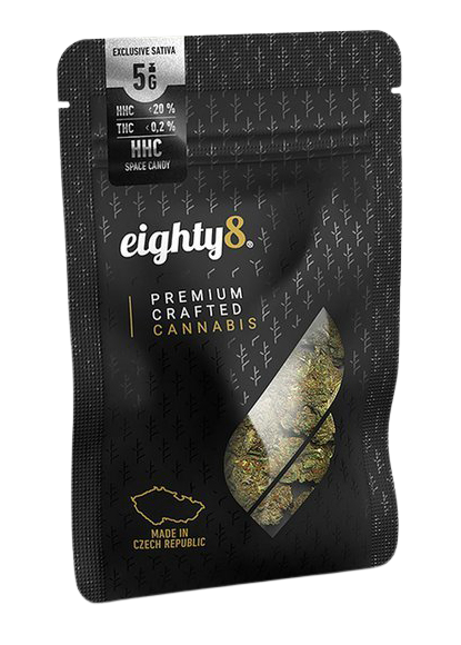 Eighty8 HHC flower Candy Crush 20 %, THC less than 0,2 %, 5 g