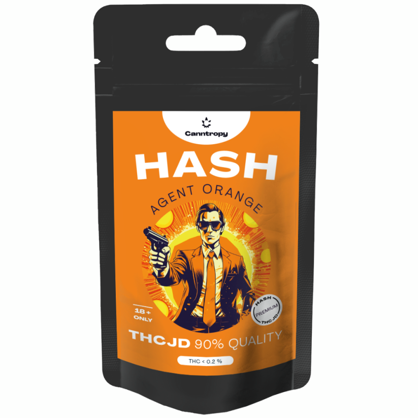 "Canntropy THCJD Hash Agent Orange", THCJD 90 % kokybės, 1 g - 5 g