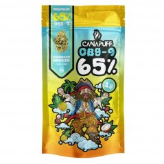 CanaPuff CBG9 Blüten Karibische Brise, 65 % CBG9, 1 g - 5 g