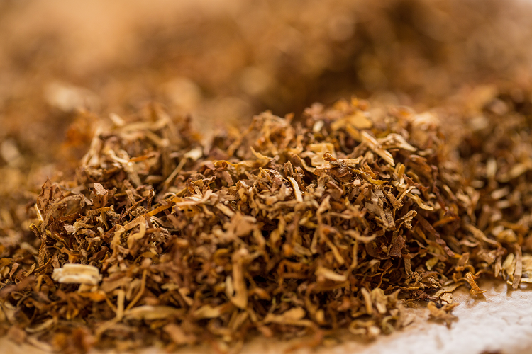 Dried tobacco used for vaporisation