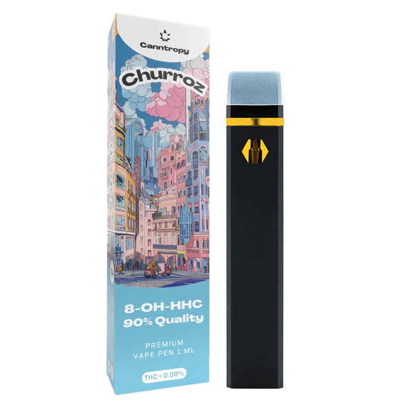 Canntropy 8-OH-HHC перо за изпаряване Churroz, 8-OH-HHC 90% качество, 1ml