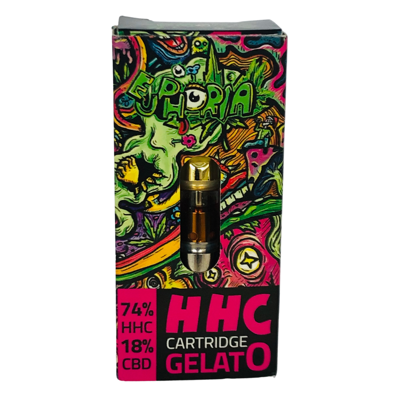 Euphoria HHC Cartridge Gelato 74 %, 0,5 ml