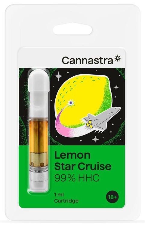 Cannastra HHC Cartridge Lemon Star Cruise, 99 %, 1 ml