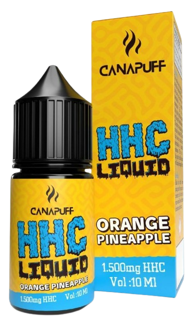CanaPuff HHC Liquid Orange Pineapple, 1500 mg, 10 ml