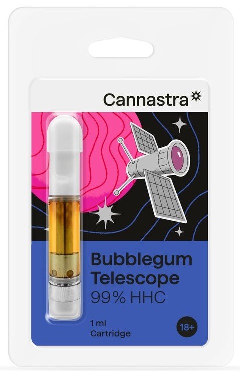 Cannastra HHC Cartridge Bubblegum Telescope, 99 %, 1 ml